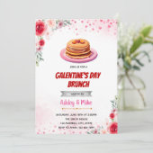 バレンタインデーの朝食ランチ招待 招待状 (スタンド正面)