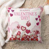 バレンタインデーの格言が電車に クッション (ブランケット)