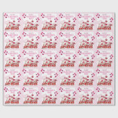 バレンタインデーの格言が電車に ラッピングペーパー (フラット)