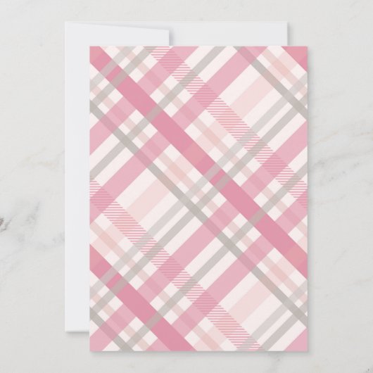 バレンタインデーの格言が電車に 招待状 (裏面)