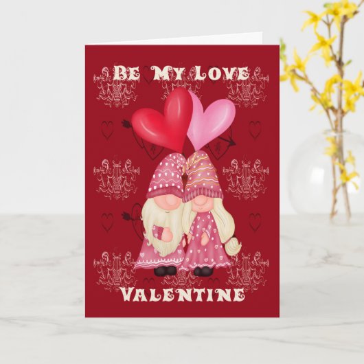 バレンタインデーの格言入りカード カード (黄色い花)