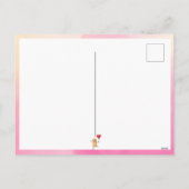 バレンタインデーの気に入った シーズンポストカード (裏面)