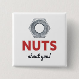 バレンタインデーの気の狂い 缶バッジ