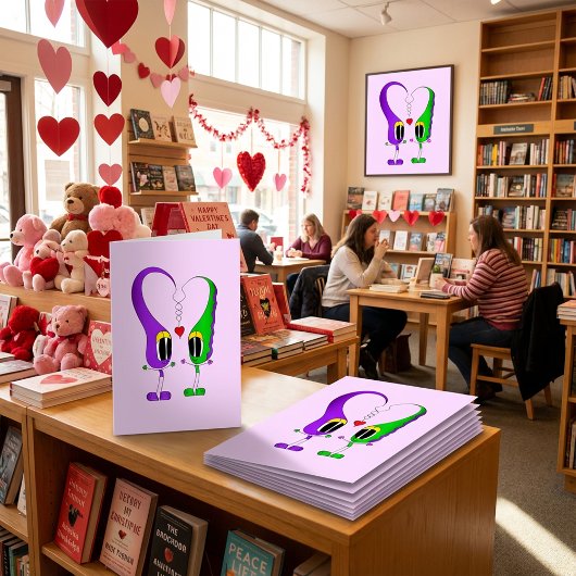 バレンタインデーの漫画キャラクター シーズンカード