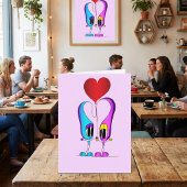 バレンタインデーの漫画キャラクター シーズンカード