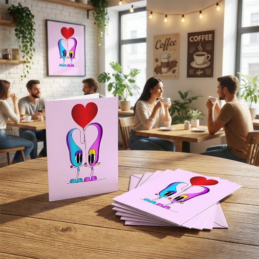 バレンタインデーの漫画キャラクター シーズンカード