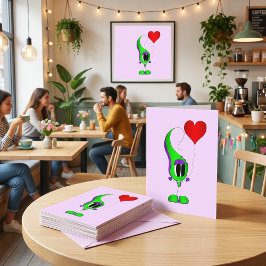 バレンタインデーの漫画キャラクター シーズンカード