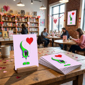 バレンタインデーの漫画キャラクター シーズンカード