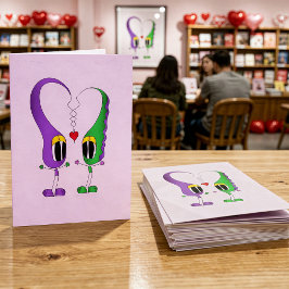 バレンタインデーの漫画キャラクター シーズンカード