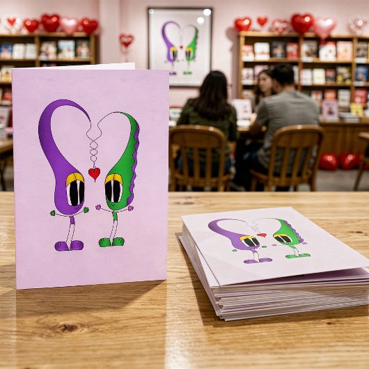 バレンタインデーの漫画キャラクター シーズンカード