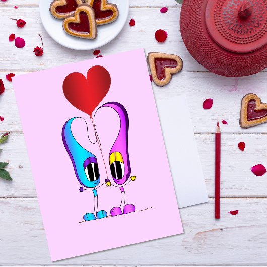 バレンタインデーの漫画キャラクター シーズンカード