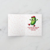 バレンタインデーの漬物を食べよう シーズンカード (内部)