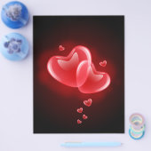 バレンタインデーの激怒ハート チラシ (シングル)