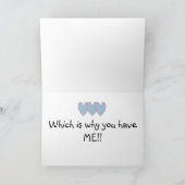 バレンタインデーの無作法カード シーズンカード (内部)