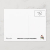 バレンタインデーの牛はがき シーズンポストカード (裏面)