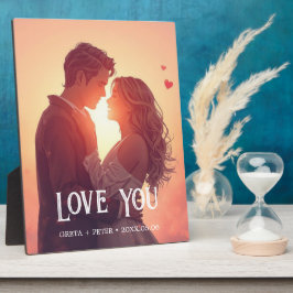 バレンタインデーの特別なギフト フォトプラーク