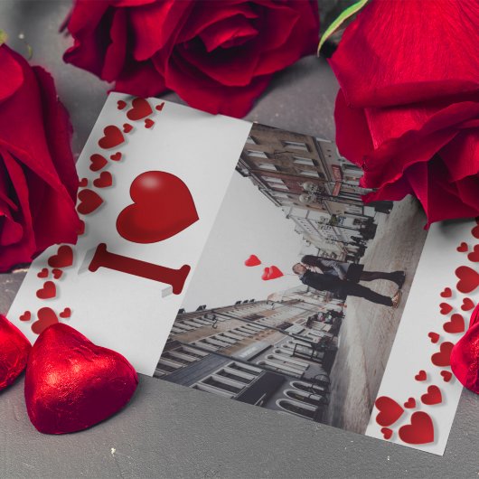 バレンタインデーの特別なラブメッセージ カード