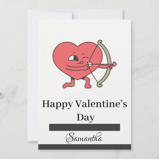 バレンタインデーの特別な夜：ご一緒しましょう シーズンカード (正面)