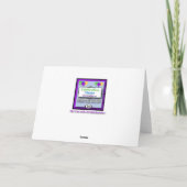 バレンタインデーの猫グリーティングカード シーズンカード (裏面)