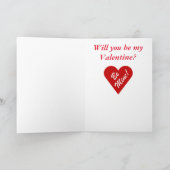 バレンタインデーの猫好きとカウボーイズ用カード! シーズンカード (内部)