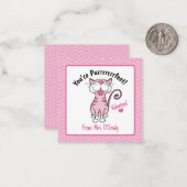 バレンタインデーの猫　あなたは完璧な子供たちの先生 ノートカード (正面/裏面インサイチュ)