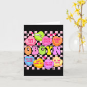 バレンタインデーの産婦人科看護師 婦人科 産婦人科医 カード (黄色い花)