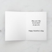 バレンタインデーの甥のカード シーズンカード (内部)