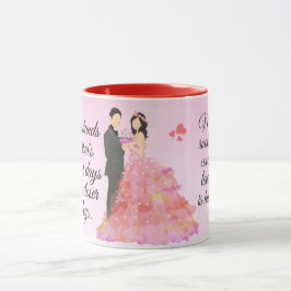 バレンタインデーの真実の愛の終わりの結婚 マグカップ