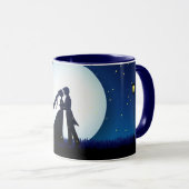 バレンタインデーの真実の愛の結婚 マグカップ (正面右)