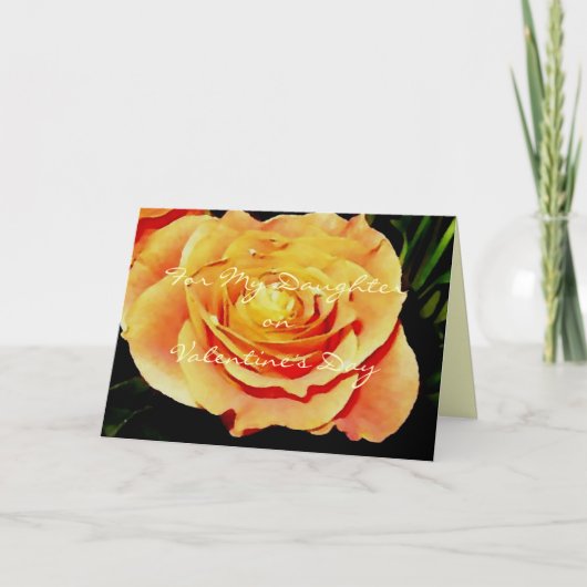 バレンタインデーの私の娘のため シーズンカード (正面)