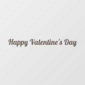 バレンタインデーの窓用ステッカー ウィンドウサイン (シート)