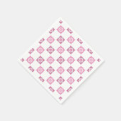 バレンタインデーの紙ナプキン スタンダードカクテルナプキン (角)