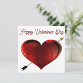 バレンタインデーの結婚の申し込みグリーティングカード シーズンカード (スタンド正面)