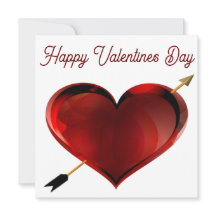 バレンタインデーの結婚の申し込みグリーティングカード