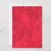 バレンタインデーの結婚式招待状 招待状 (裏面)