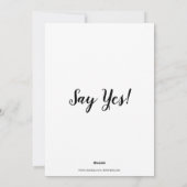 バレンタインデーの結婚提案鍵のハート シーズンカード (裏面)