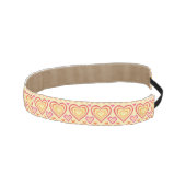 バレンタインデーの編まれたパターン アスレチックヘッドバンド (右)