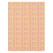 バレンタインデーの編まれたパターン テーブルクロス (正面)