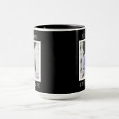 バレンタインデーの編集可能なテキストとカスタムフォト マグカップ (中央)