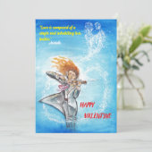 バレンタインデーの美しい名言 シーズンカード (スタンド正面)