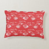 バレンタインデーの背景 アクセントクッション (裏面)