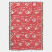 バレンタインデーの背景 スローブランケット (正面縦)