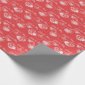 バレンタインデーの背景 ラッピングペーパー (角)