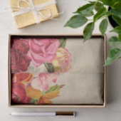 バレンタインデーの花のローズ＆その他の花 薄葉紙 (ギフト)