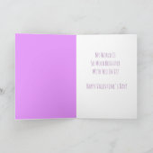 バレンタインデーの花をハート カード (内部)