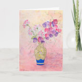 バレンタインデーの花... カード (正面)