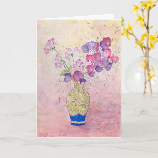 バレンタインデーの花... カード (黄色い花)