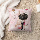 バレンタインデーの装飾用クッション、愛カップル クッション (ブランケット)