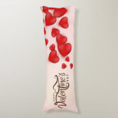 バレンタインデーの装飾背景 ボディピロー (正面縦)