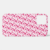 バレンタインデーの要素のパターン Case-Mate iPhoneケース (裏面 (横))